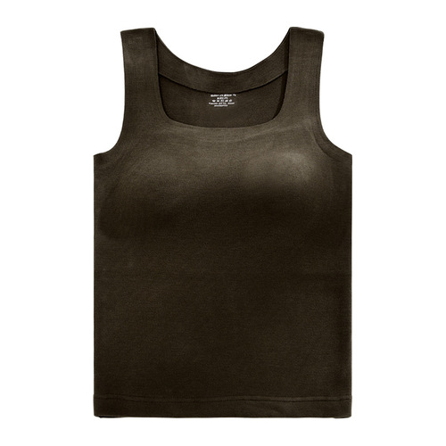 New invisible warm women's bra with built-in padding, suitable for wearing under clothing as a base layer for autumn and winter, with extra warm lining.