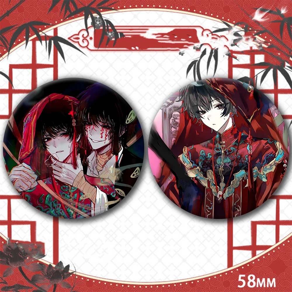 頭七怪談車男主高顏值周邊吧唧58MM馬口鐵收藏穀子禮物裝飾擺