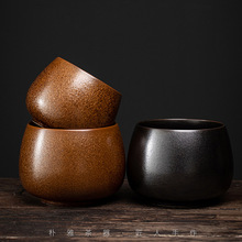 高端茶洗茶渣缸陶瓷建水小大号水盂废水桶烟灰缸茶具配件茶水缸