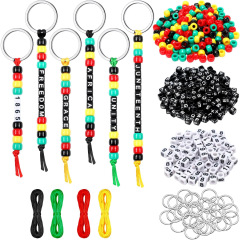 temu 人気の DIY キーホルダーキット調節可能なレタービーズギフトバックパックアクセサリーパーティーギフト在庫あり