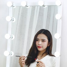 化妆灯镜前灯化妆镜前专用补光灯梳妆台灯USB灯免打孔布线镜子灯