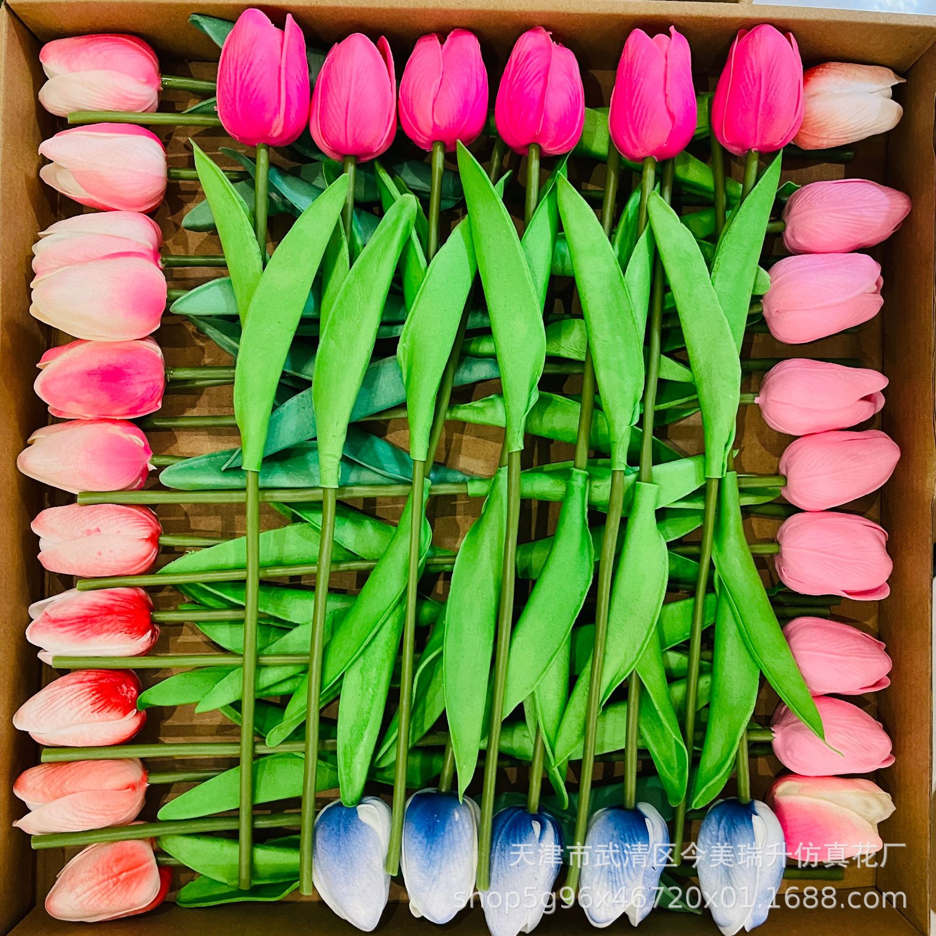 Pu tulipán flor falsa flor flocada ramo de ganchillo compra imprescindible suministros de boda regalo de graduación compañero de fiesta de agradecimiento blanco