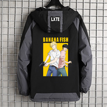 banana fish 外套 香蕉鱼长袖周边卫年夹克连帽冲锋衣服外贸跨境