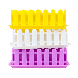 Thickened Simple Color Plastic Fence Flower Pot Rectangular Plastic Fleshy Vegetable Pot Balcony Pot Fleshy Seedling