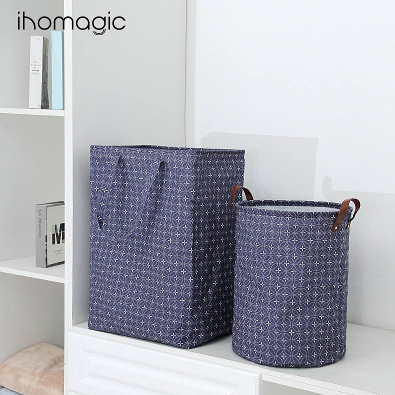 Cesta de almacenamiento de lavandería simple cesta de lavandería plegable Almacenamiento de sala de estar cesta de lavandería cesta de almacenamiento de juguete cesta de lavandería