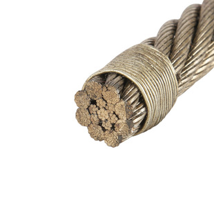 Chenxiang Fishing Trawl Line Contact Wire Rope Galvanized 10-44mm Round Strand Structure 6*19m