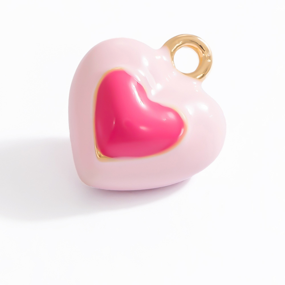 3g Weight 0.03µm Gold Plating Thickness Electroplating Gold Plating Process Pendant Jewelry Making Type KC Golden Plated Plating Material 1 Piece Quantity Alloy Material Heart Shape, Gift Box Pattern Cute Style Enamel, Plating Craft 1 Piece Alloy Heart Shape Gift Box Pendant 9