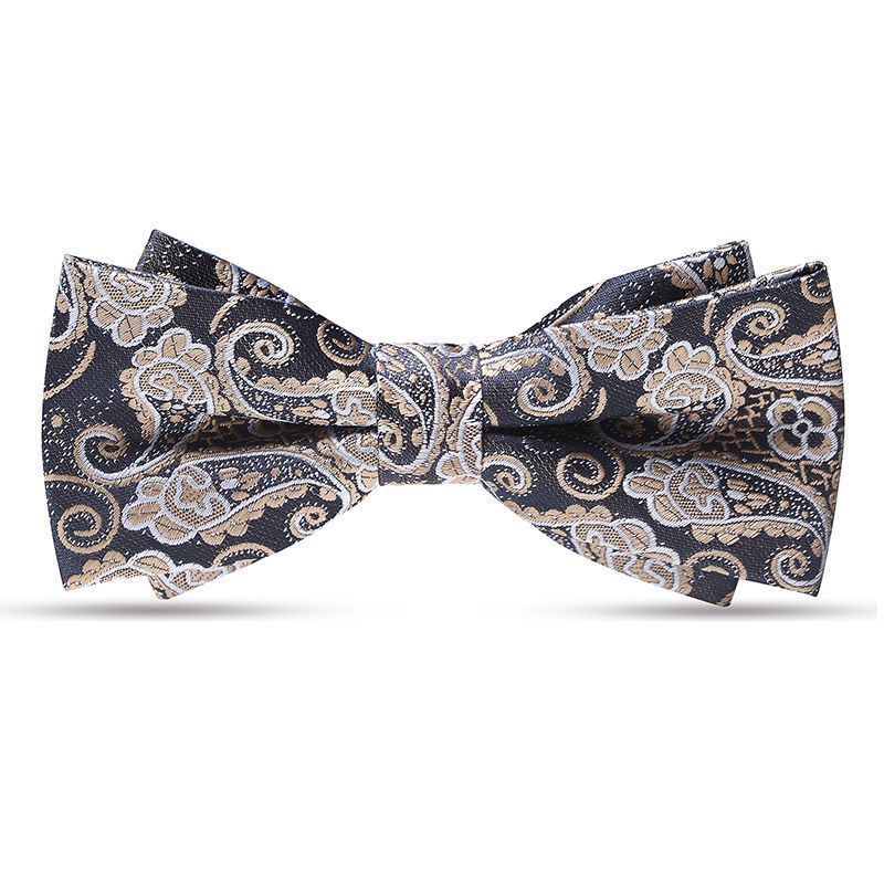 우아한 그레이 캐슈 나비넥타이♢