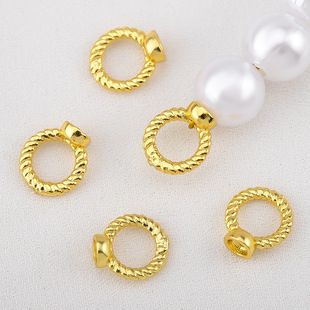 �~���˲ؾ�Ȧ�B�ӿ� �p���i�ǿ�18K��ɫ diy���������β���