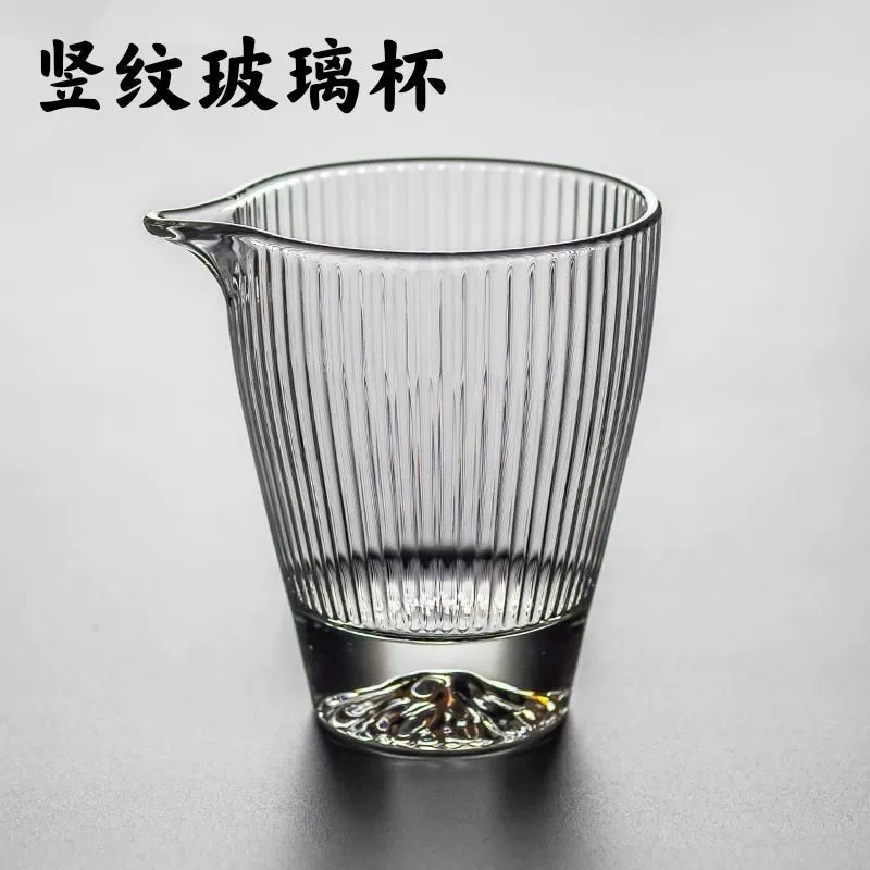 Японский стеклянный чайный набор с аксессуарами ручной работы, держатель сигарет, увеличенная толщина