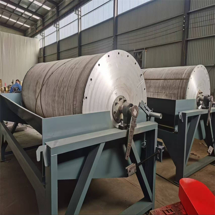 滚筒式磁选机选矿设备煤矿除铁选煤指标好质量好矿山机械磁选机