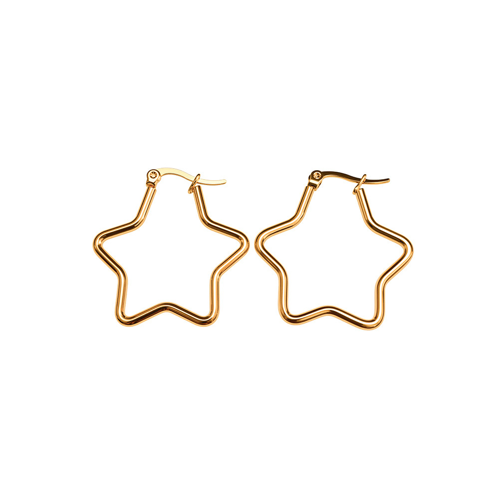 Aretes de acero inoxidable de moda transfronteriza aretes de acero inoxidable de acero de titanio simplista para mujeres aretes de acero de titanio para baño accesorios de orejas al por mayor
