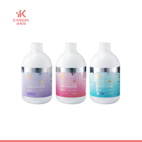Pet Shampoo Wholesale Antibacterial Dust Mite Cat Dog Pet Conditioner Shampoo Bath Liquid Care Cleansing Customization