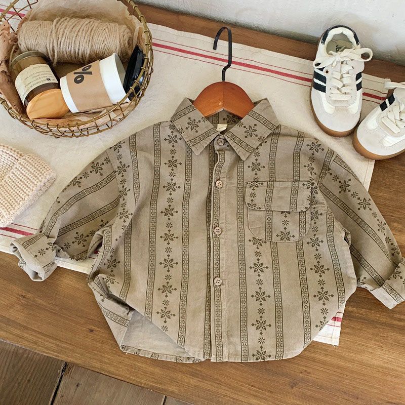 One-piece floral shirt