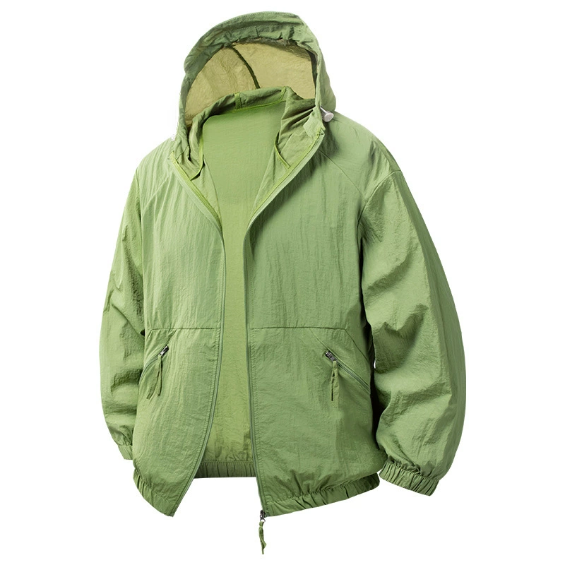 Лёгкая ветровка‑куртка от солнца с капюшоном, дышащая, S–3XL