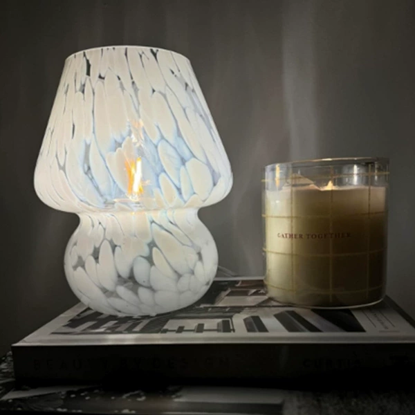 White dot gourd night light-USB monochrome warm light