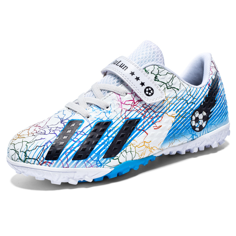 928 파란색과 흰색 깨진 손톱