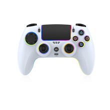 PS5蓝牙无线手柄炫光RGB带轴带触摸带语音震动电脑电玩游戏手柄