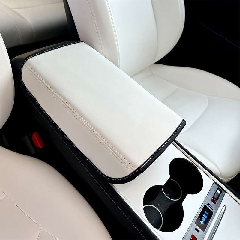 Tesla Model 3/Y Armrest Box Protective Cover Heightening Pad Amazon Central Armrest Protective Pad Logo Wholesale