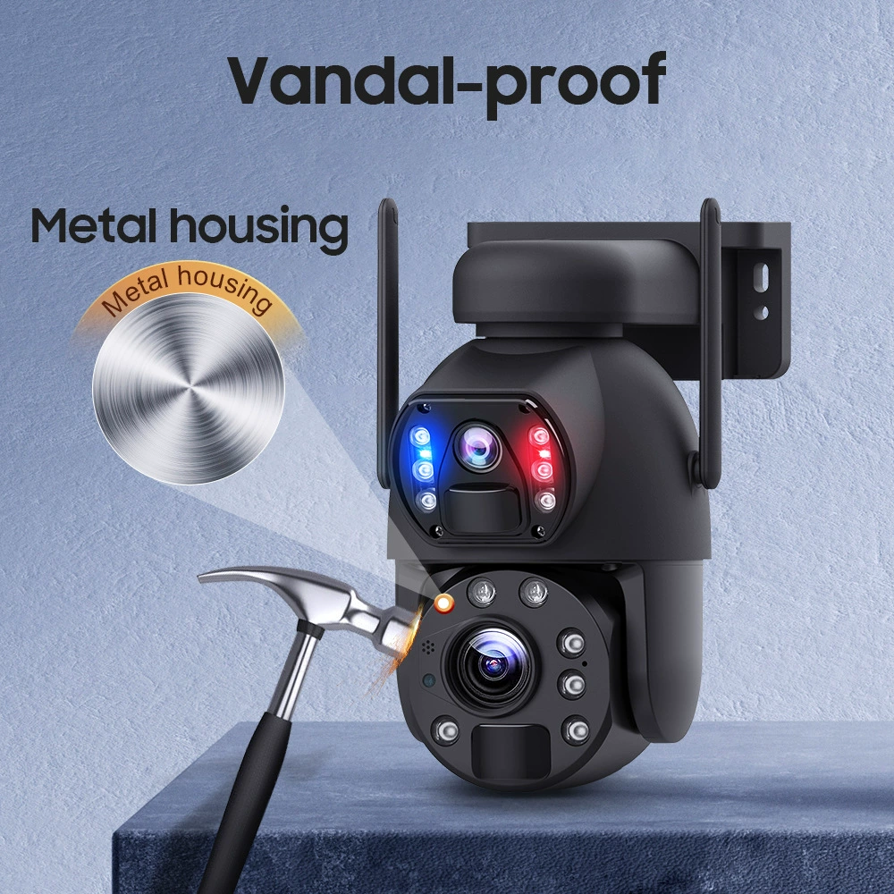 Solar CCTV camera (VISIONKON) 6MP, 20× optical zoom, Wi‑Fi or 4G