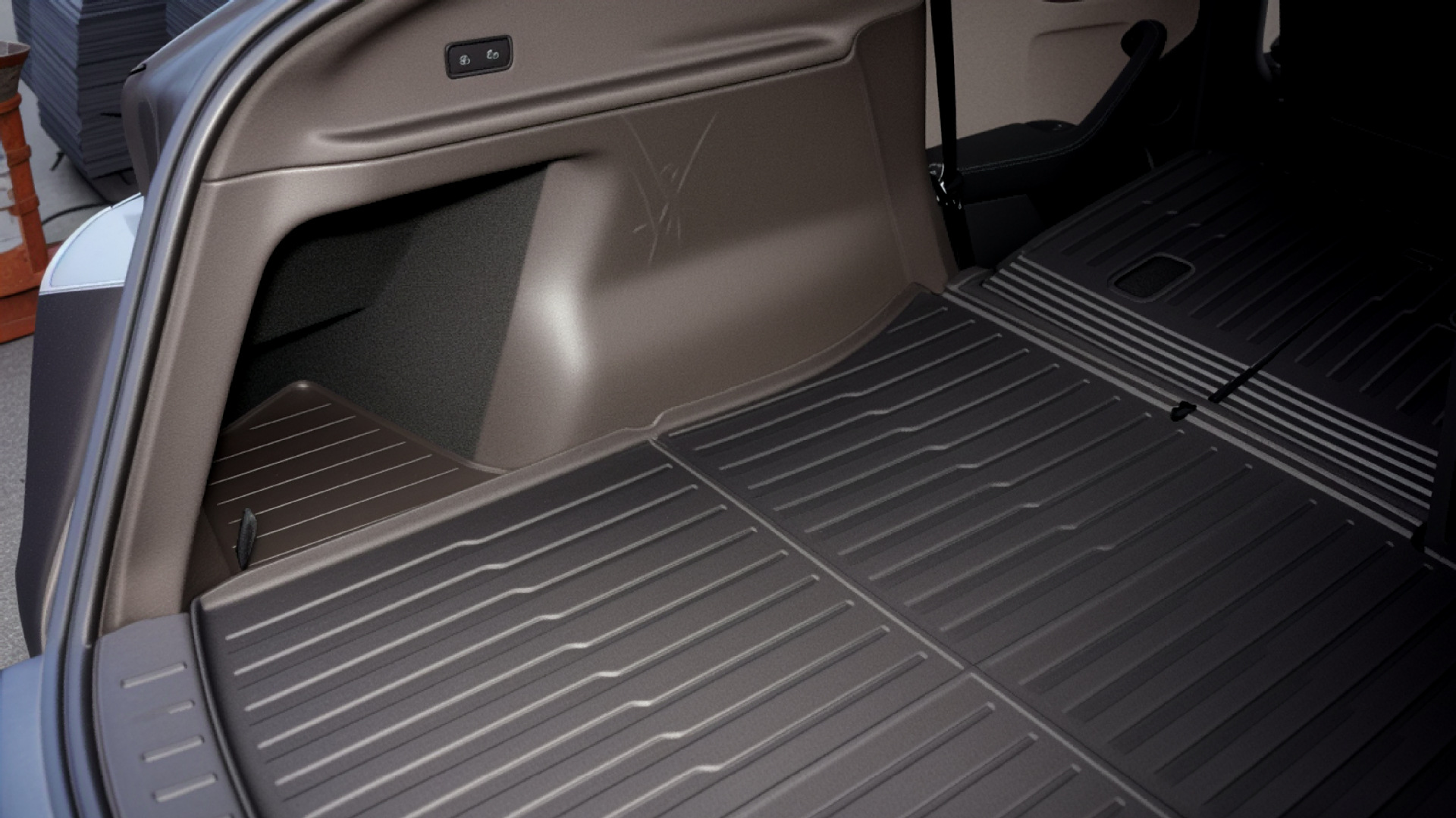 Suitable for Tesla's New Model Y Integrated Trunk Mat Tpe Car Trunk Mat Custom Wholesale