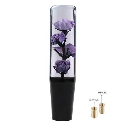 Other Car Modifications – modification universal acrylic personality - 20cm-purple-flower