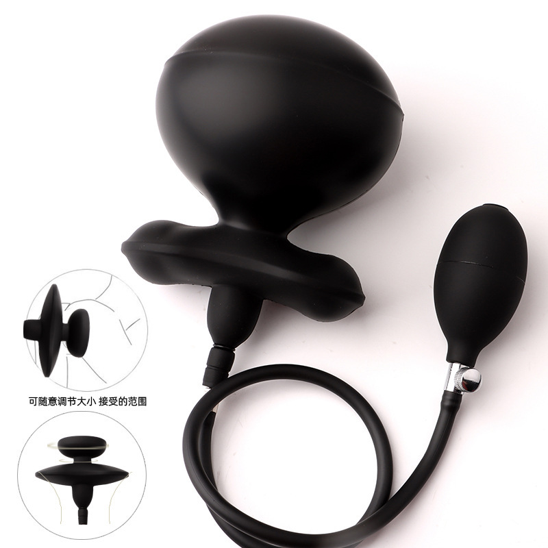 Inflatable Butterfly Mouth Ball with Silicone Ball Gag and Manual Inflation Bulb — detail image 2
