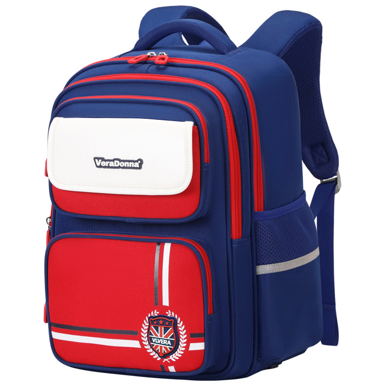 Mochila escolar para niños 123,456 grados sobrecarga de gran capacidad mochila para estudiantes de primaria de ambos sexos