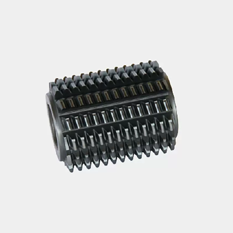 生产镶合金滚刀齿轮颗粒机滚刀硬质塑料切粒机配件刀片底刀厂家