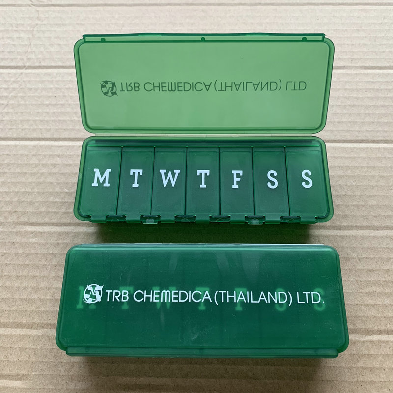 厂家直销可印刷客户图案一星期药盒 一周药盒 7天药盒 七天药盒