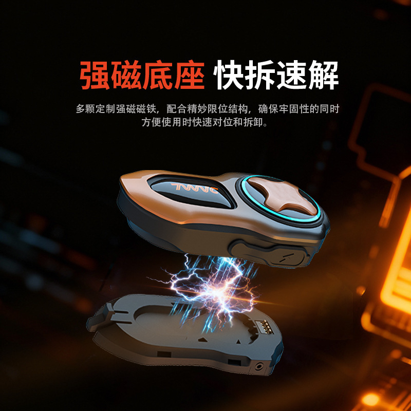 Motorcycle Bluetooth Headset 10+N Multi-Person Intercom Bluetooth Headset Helmet Bluetooth Headset Hifi Sound Quality Headset