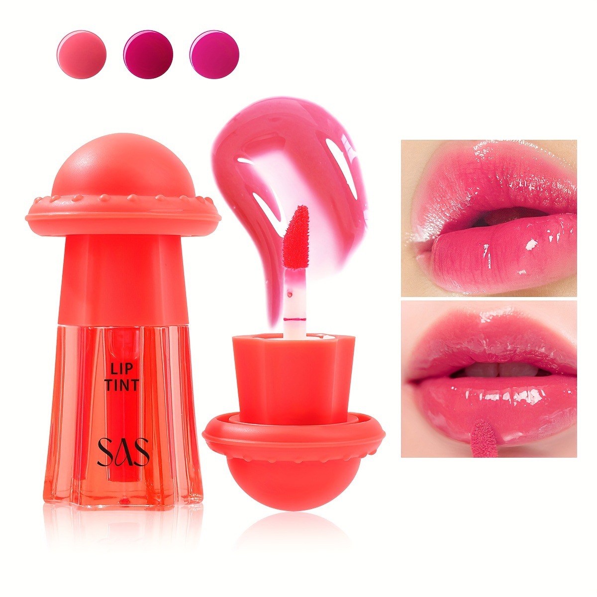 USHAS Europa y los Estados Unidos transfronterizos spot perla lápiz labial miel labial impermeable no taza no esmalte labial SAC070