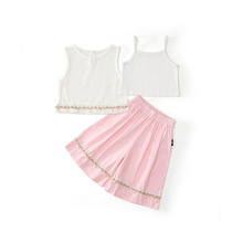 女童波西米亚套装2025新款儿童夏装民族风女宝宝夏季时髦套装