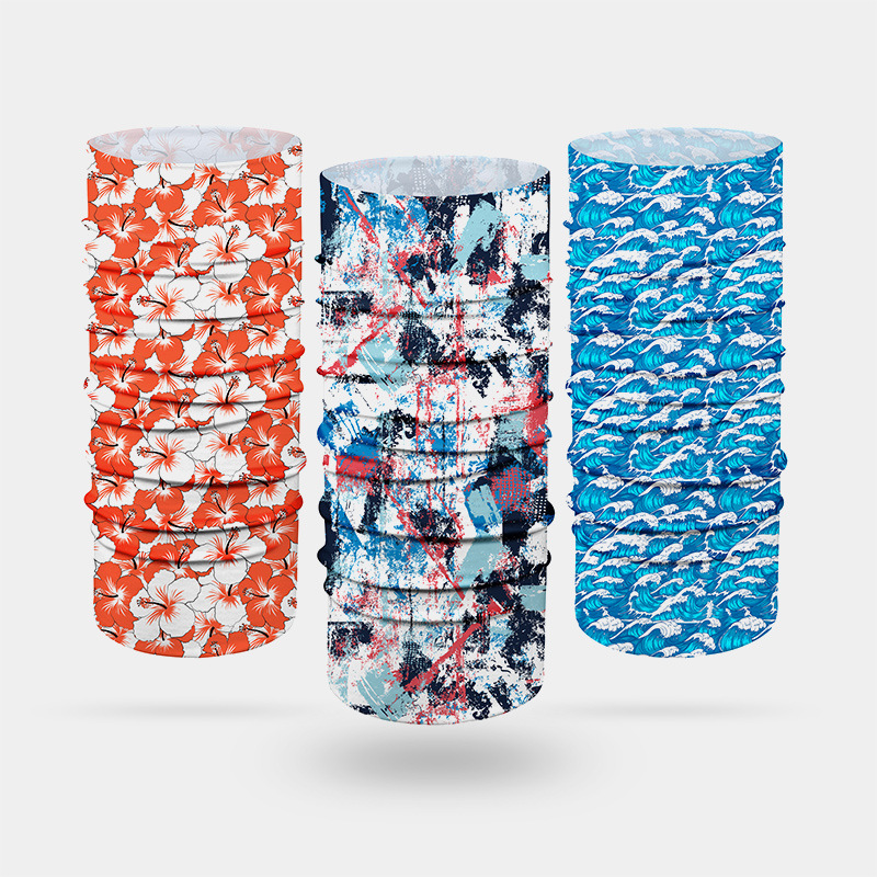 防晒冰丝Polygiene银离子抗菌头巾围脖套男护颈骑行面罩魔术面巾