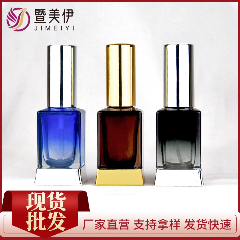 厂家现货喷雾玻璃瓶精油托底瓶10ml方形化妆品分装瓶精华液瓶空瓶
