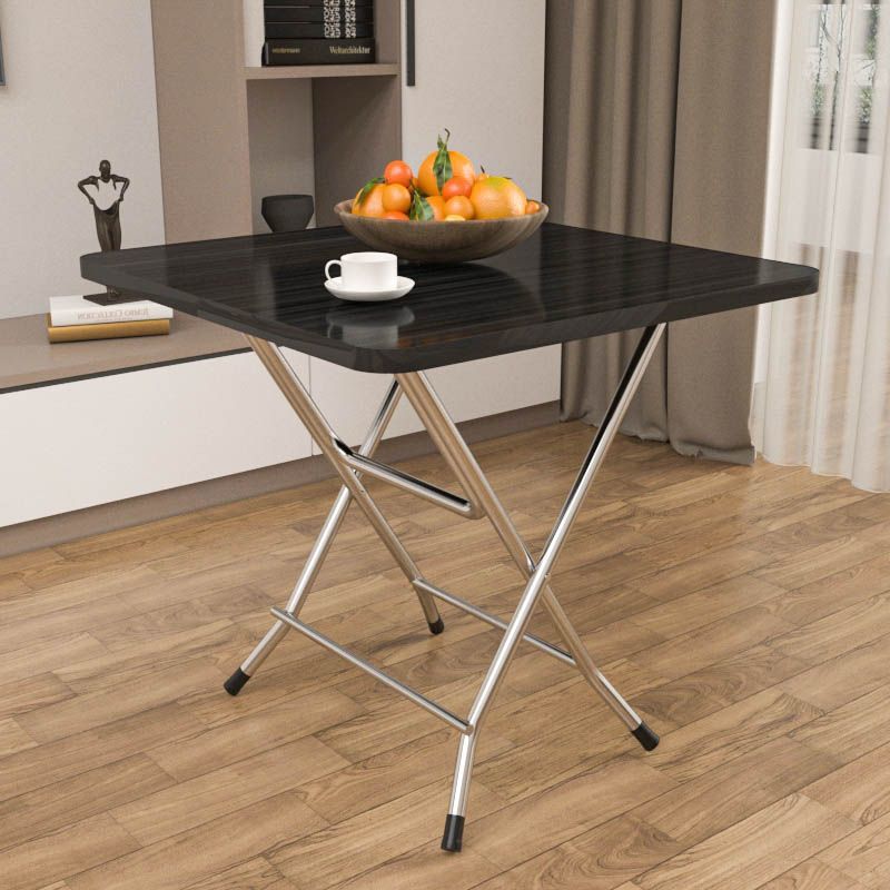 Mesa plegable simple portátil rectangular contra la pared pequeña mesa dormitorio de alquiler mesa de comedor pequeña mesa cuadrada al aire libre