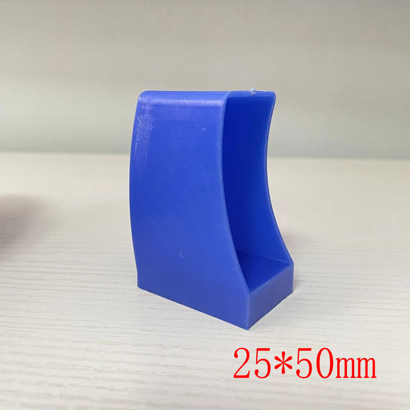 Starting from 20 pieces, pp material, rectangular, blue 25*50mm