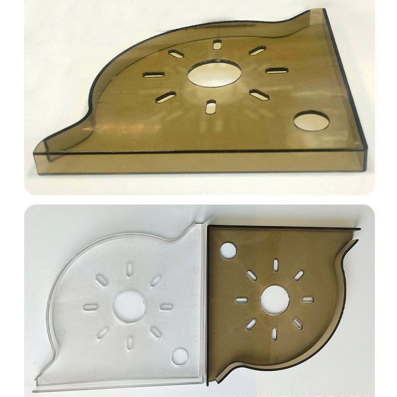 Estante de esquina superior de la pecera, placa de alimentación de la pecera, almacenamiento de algodón, bandeja de la pecera, estante de paisajismo de plantas