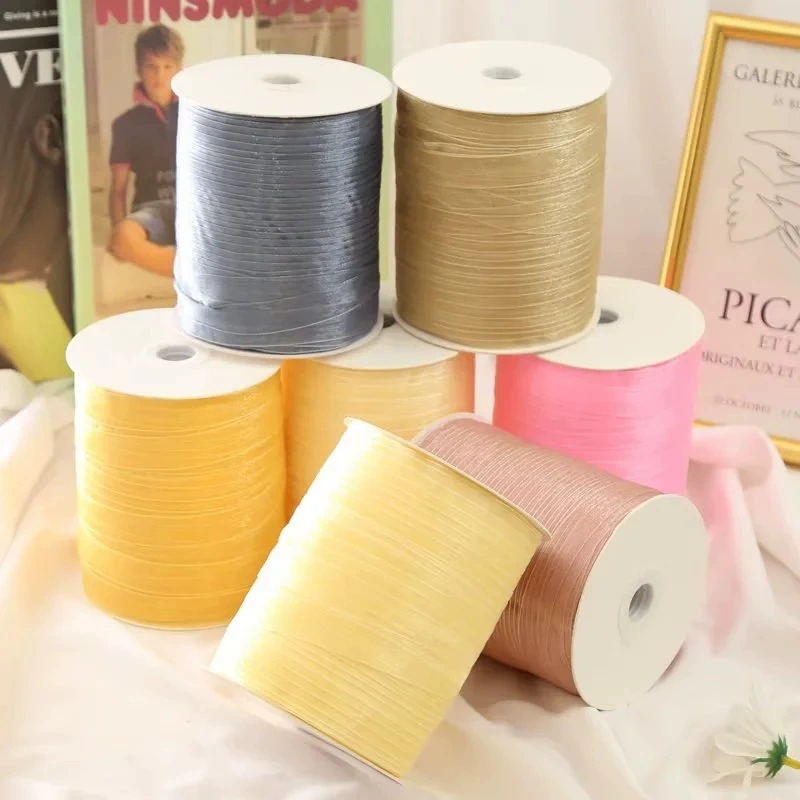 1,5 см Летний крючок шляпа бесшарнирная Лента Пряжа шифоновый крючок шляпа лента шерстяная тканая шляпа от солнца