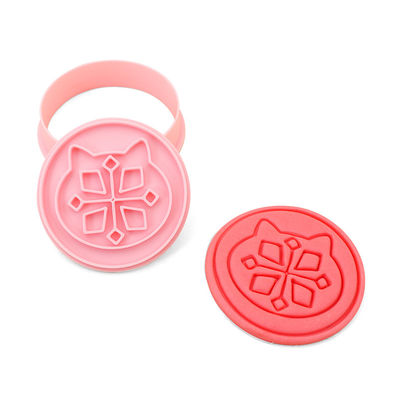 Nuevo juego de herramientas de modelo de impresión de galletas amor y fábrica de moldes de galletas de fondant de dibujos animados de espacio profundo al por mayor