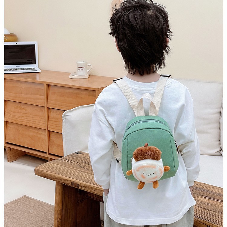 Jardín de infantes bebé mochila de peluche encantadora mochila para niños y niñas nueva mochila mini para niños