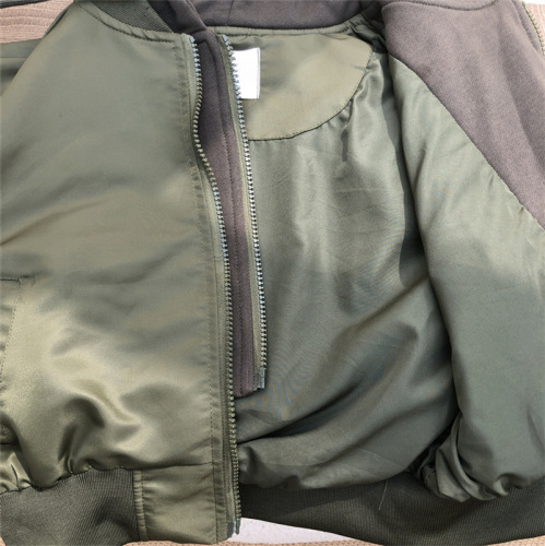 23 Autumn/Winter Children's American Style Two-Piece Hooded Jacket for Boys and Girls Stylish Pilot Jacket Baseball Jacket