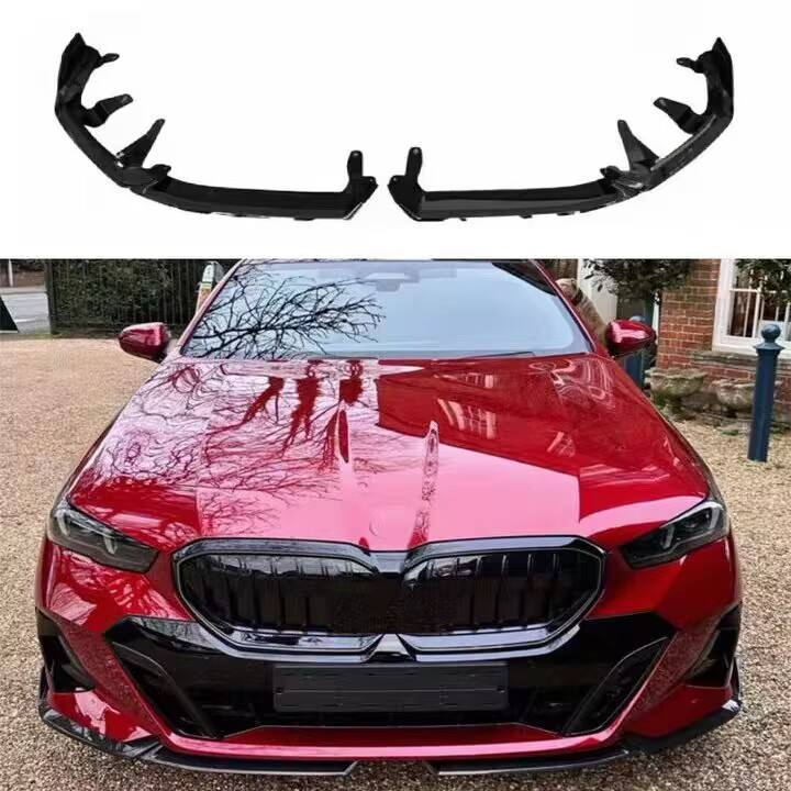 Suitable for Bmw 5 Series G60/G68 Front Lip Mp Model 2024+ Front Lip 4-Section Modified Front Spoiler Sports-Style Body Kit