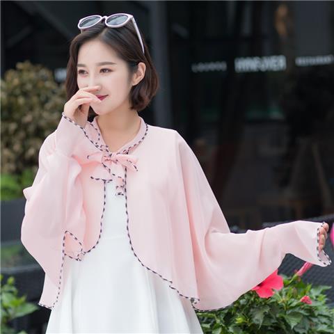 Sun protection shawl women's chiffon sunshade versatile shawl summer new style cycling and driving sun protection clothing multi-purpose cloak for women