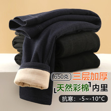 儿童保暖裤加绒单裤冬季男童三层加厚秋裤女童内穿打底裤校服神器