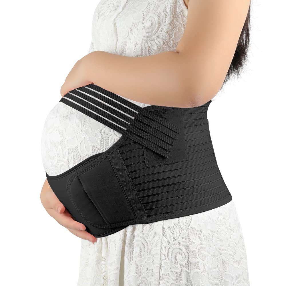 Cross-border breathable adjustable maternity belly belt waist support waist support belly belt Amazon prenatal belt