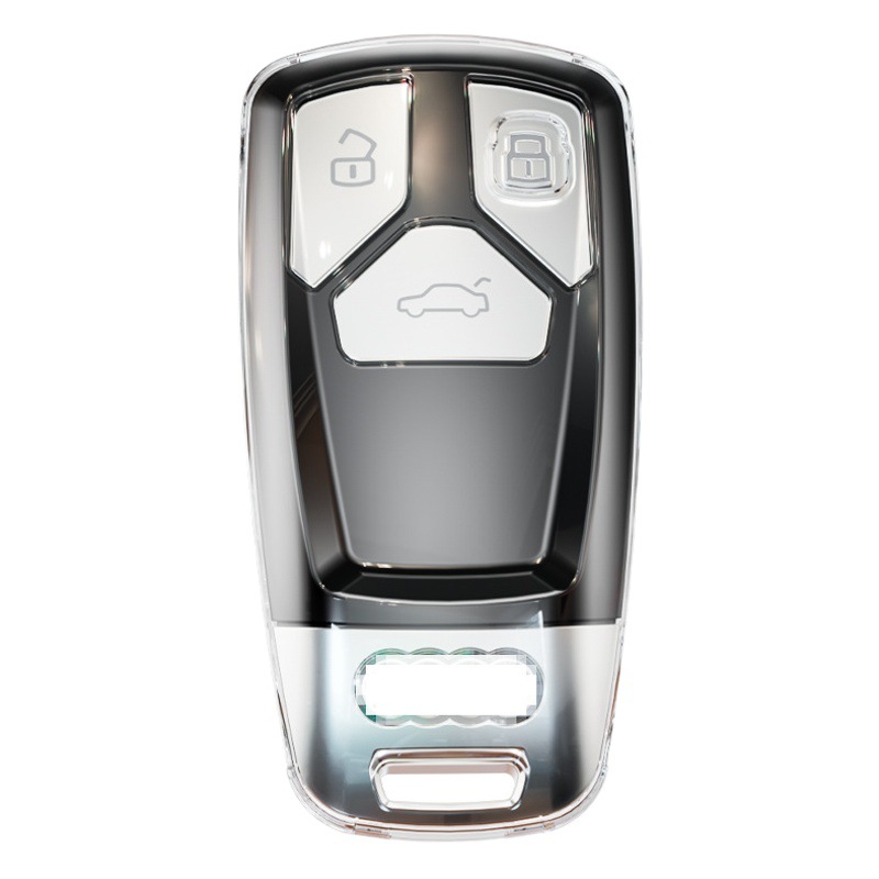 Applicable to Audi car key case A4L/TTRS/A5/car transparent key case Q5L/Q7 car key case