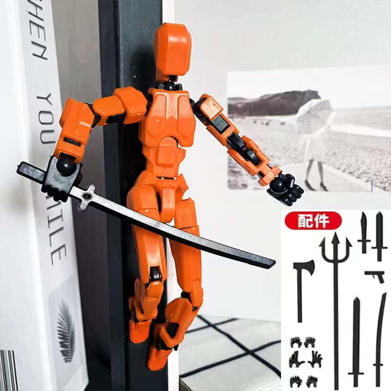 Antigravedad completa articulación muñeca móvil figura Lucky 13 tercera generación Dummy muñeco juguete DIY venta al por mayor transfronteriza