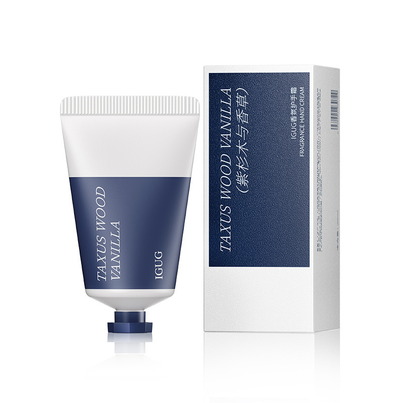IGUG crema de manos de fragancia vegetal, hidratación, hidratación, refrescante, caja de regalo de crema de manos de grasa, regalo de mano
