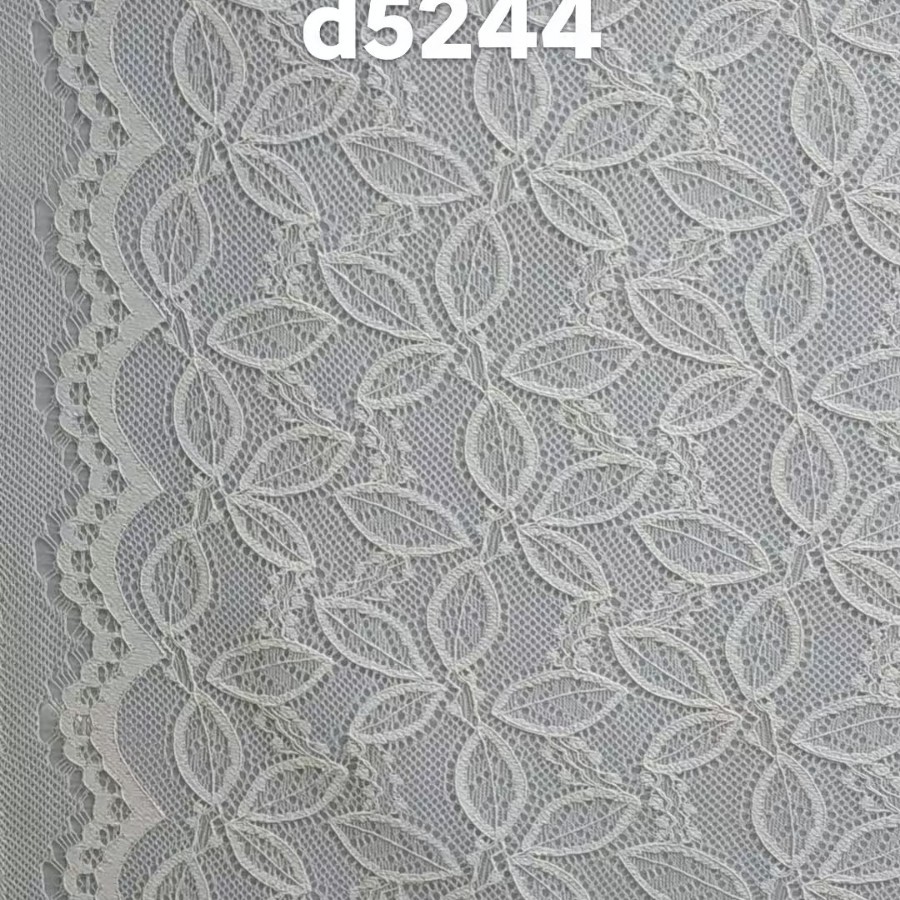 蕾丝新面料橄榄花尖头花型凹凸感 连线花镂空网布卷布连衣裙辅料